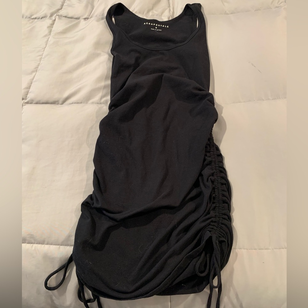 Black mini dress